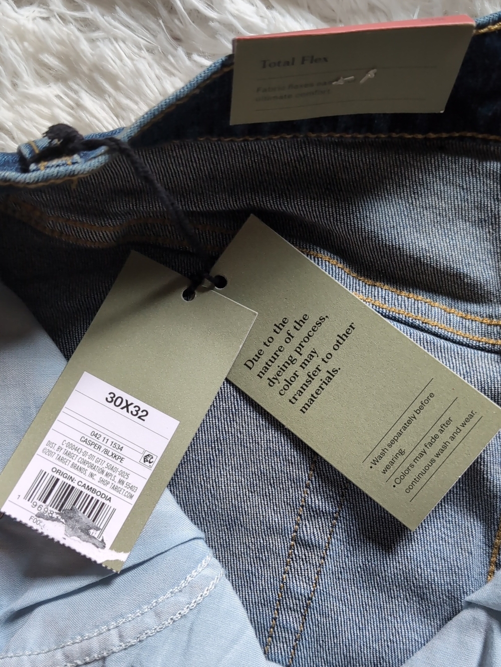 NWT Goodfellow & Co Blue Denim Straight Leg Flex Men's Jeans Size 30x32 - Picture 10 of 15